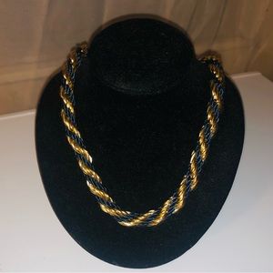 Black and gold necklace